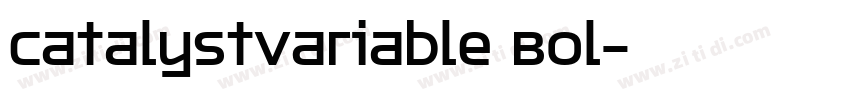 CatalystVariable Bol字体转换